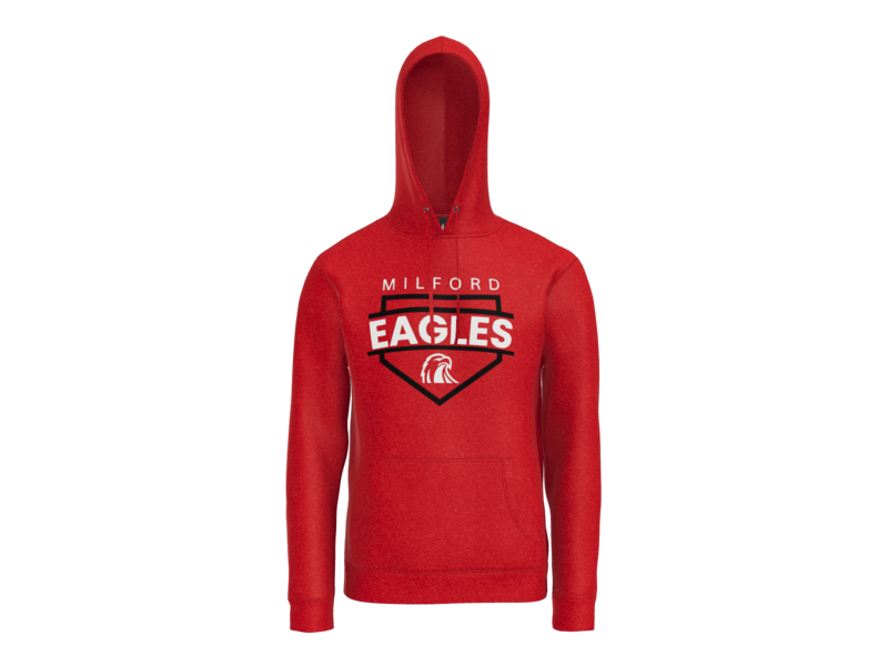 Milford Baseball Plate Hoodie