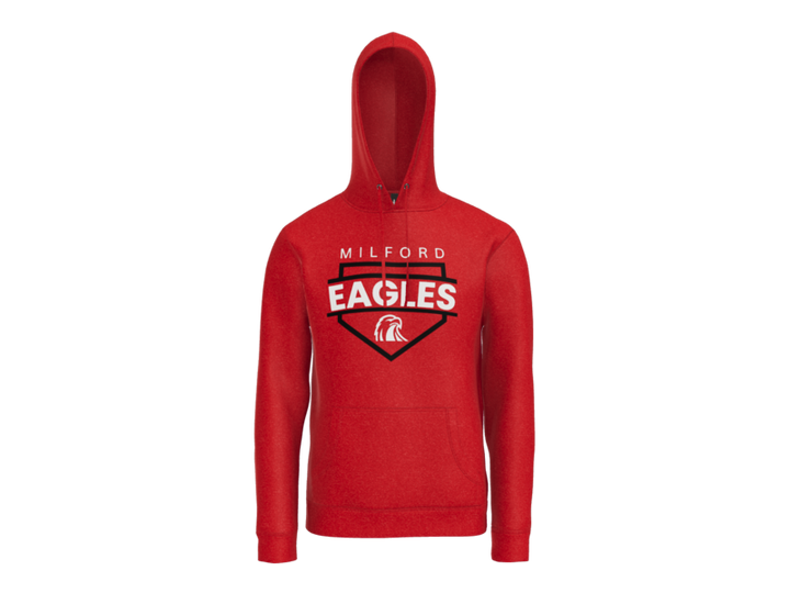 Milford Baseball Plate Hoodie