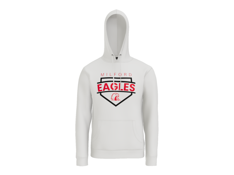 Milford Baseball Plate Hoodie