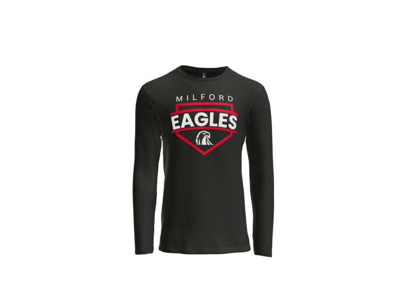 Milford Baseball Plate Long Sleeve