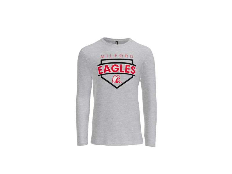 Milford Baseball Plate Long Sleeve