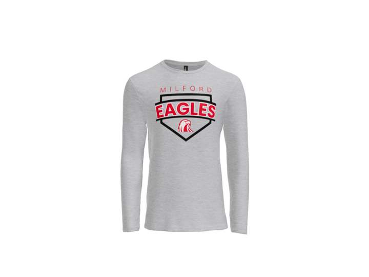 Milford Baseball Plate Long Sleeve