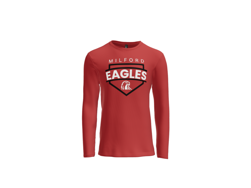 Milford Baseball Plate Long Sleeve