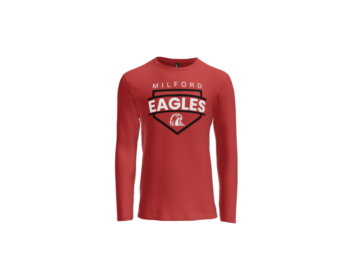 Milford Baseball Plate Long Sleeve