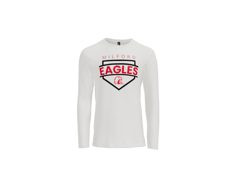 Milford Baseball Plate Long Sleeve