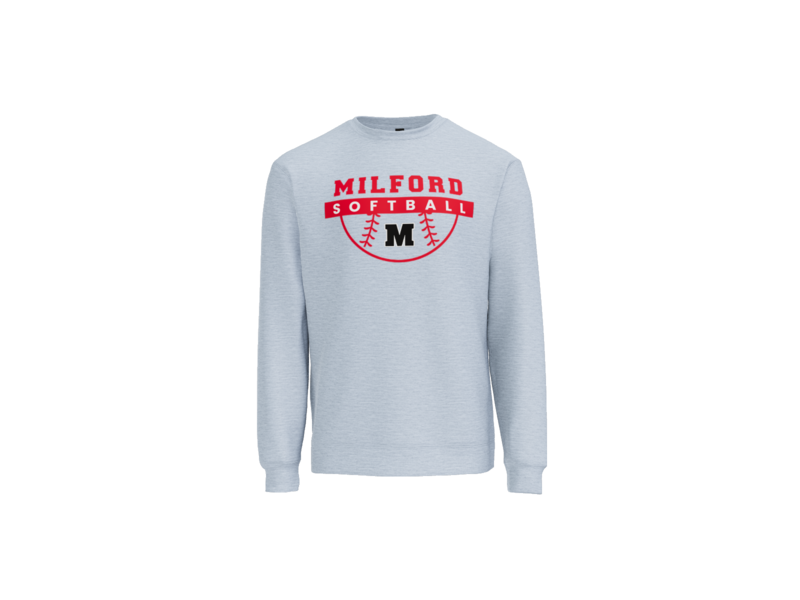 Milford Softball Ball Crewneck