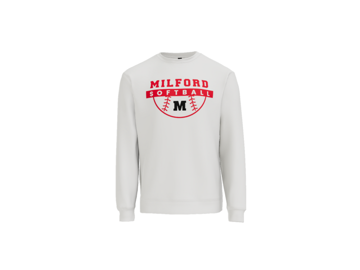 Milford Softball Ball Crewneck