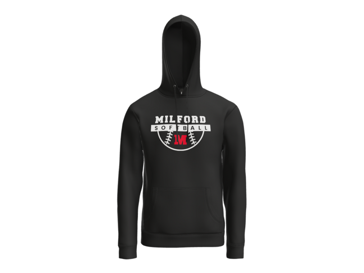 Milford Softball Ball Hoodie