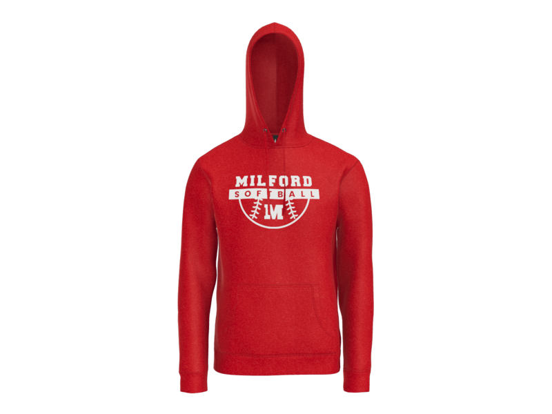 Milford Softball Ball Hoodie
