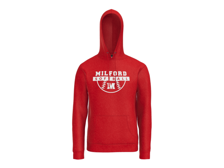 Milford Softball Ball Hoodie