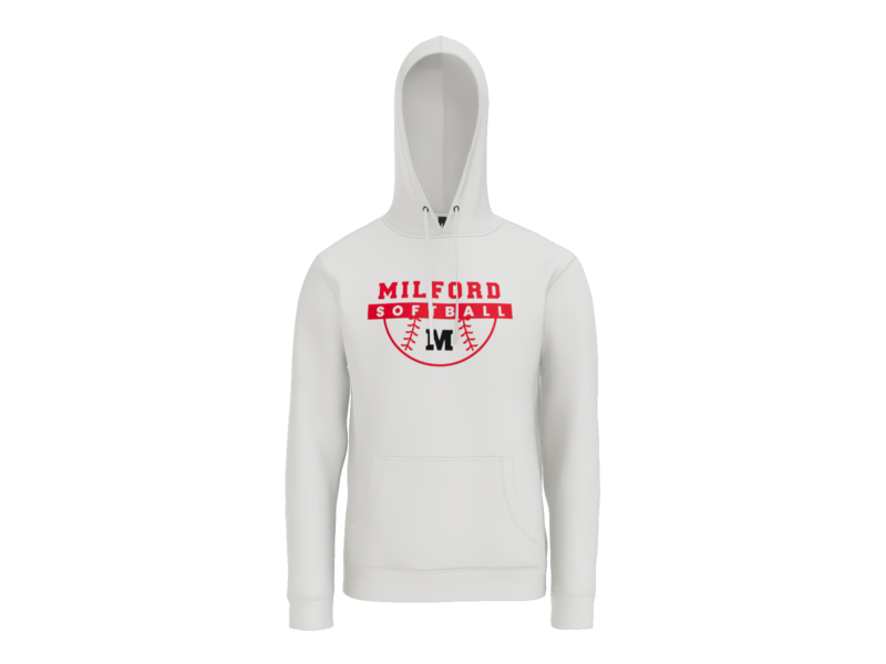 Milford Softball Ball Hoodie