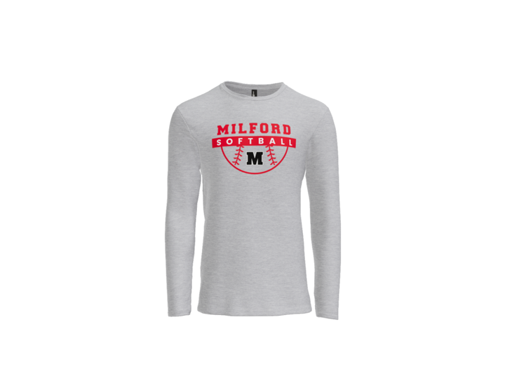 Milford Softball Ball Long Sleeve