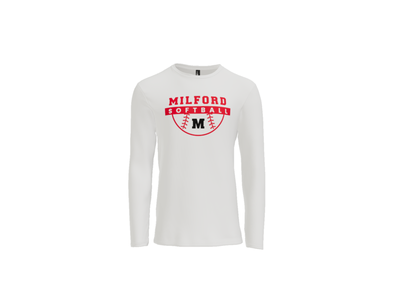 Milford Softball Ball Long Sleeve