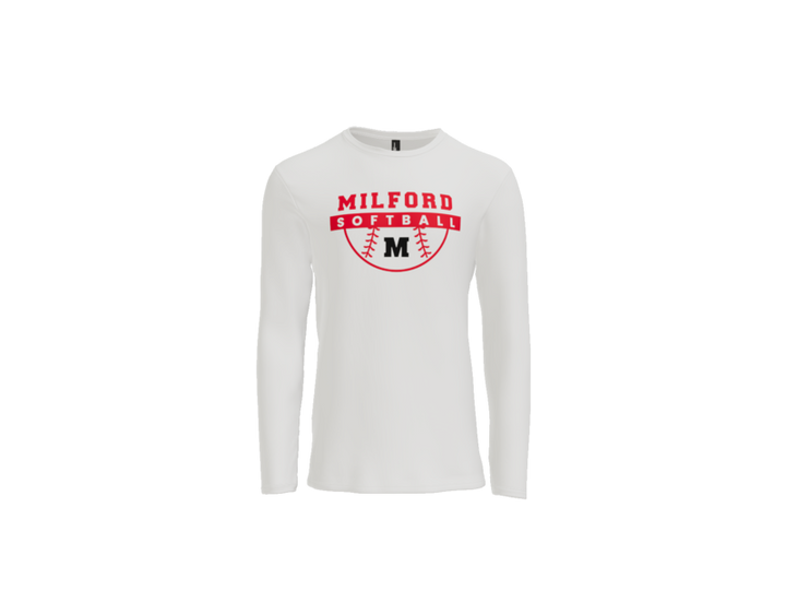 Milford Softball Ball Long Sleeve
