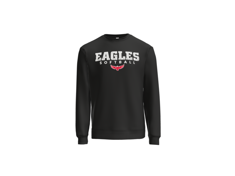 Milford Softball Grunge Crewneck
