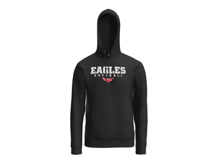 Milford Softball Grunge Hoodie