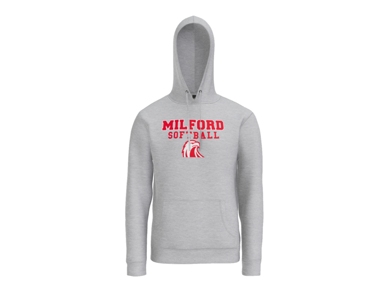 Milford Softball Stacked Hoodie