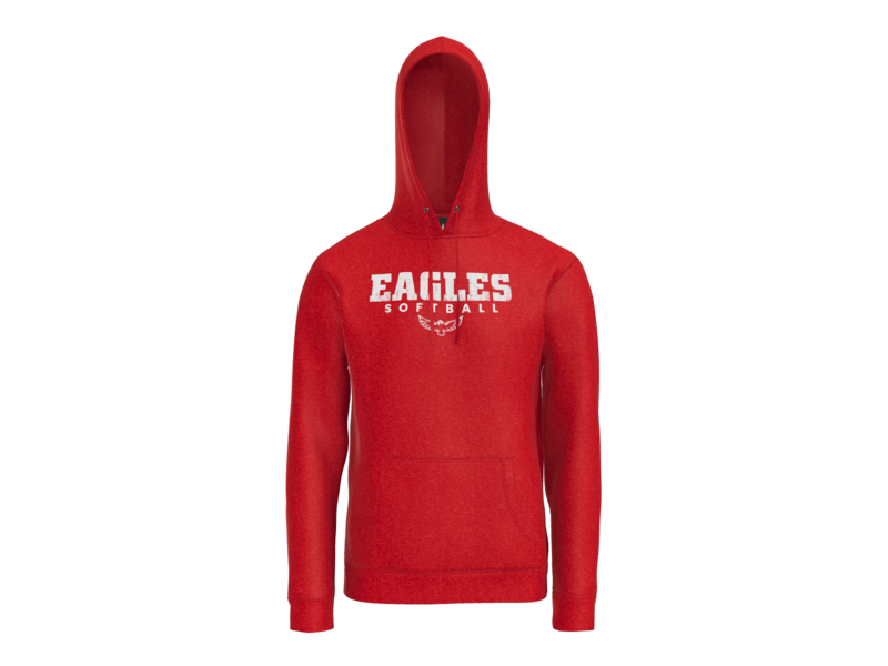 Milford Softball Grunge Hoodie