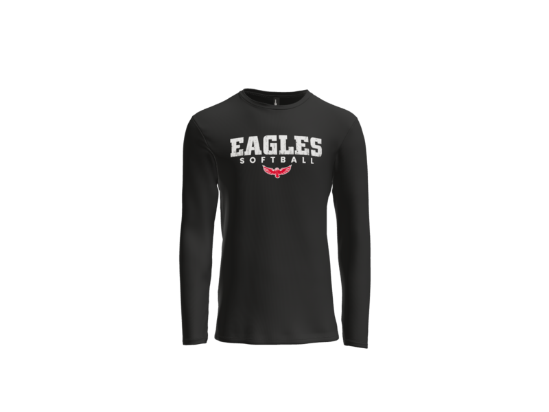 Milford Softball Grunge Long Sleeve