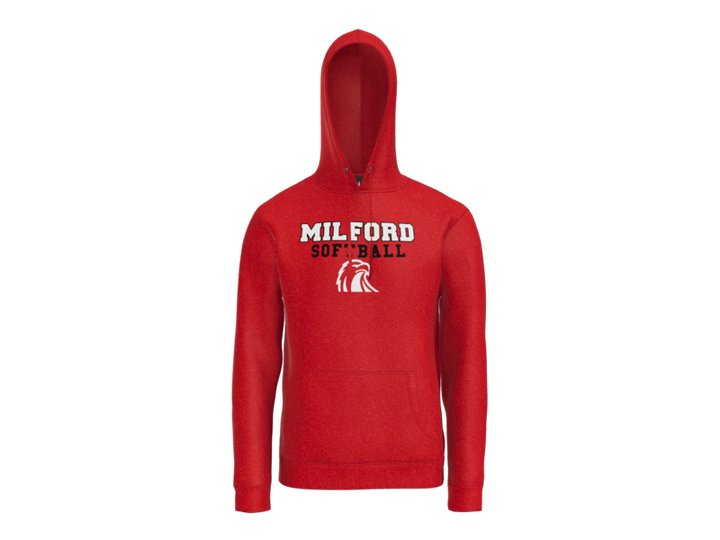 Milford Softball Stacked Hoodie
