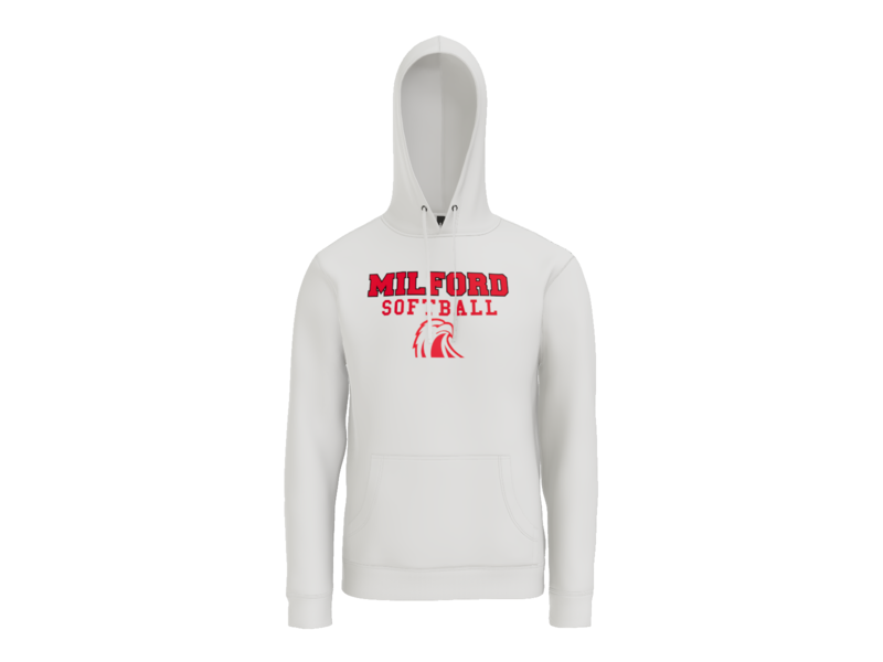 Milford Softball Stacked Hoodie