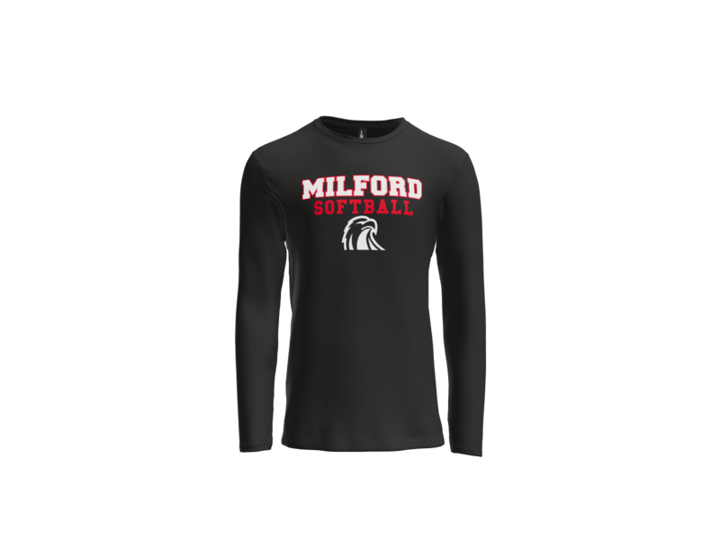 Milford Softball Stacked Long Sleeve