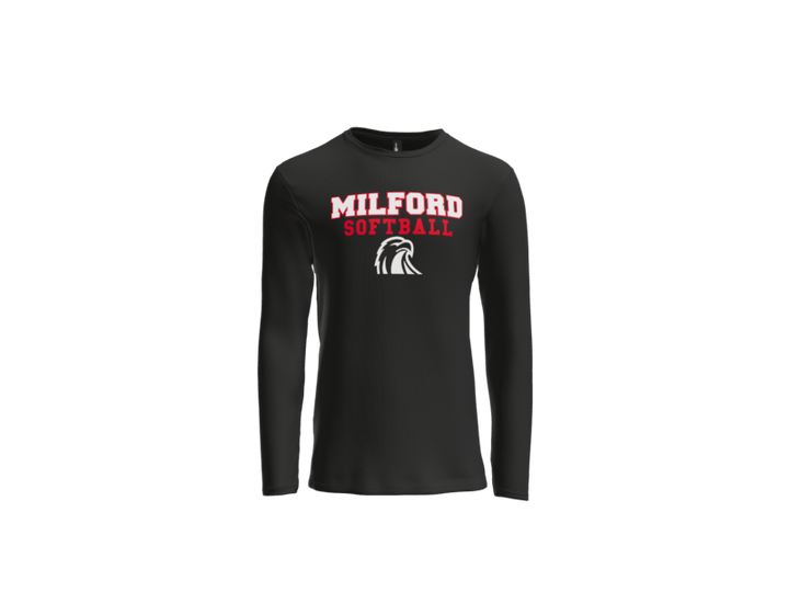 Milford Softball Stacked Long Sleeve