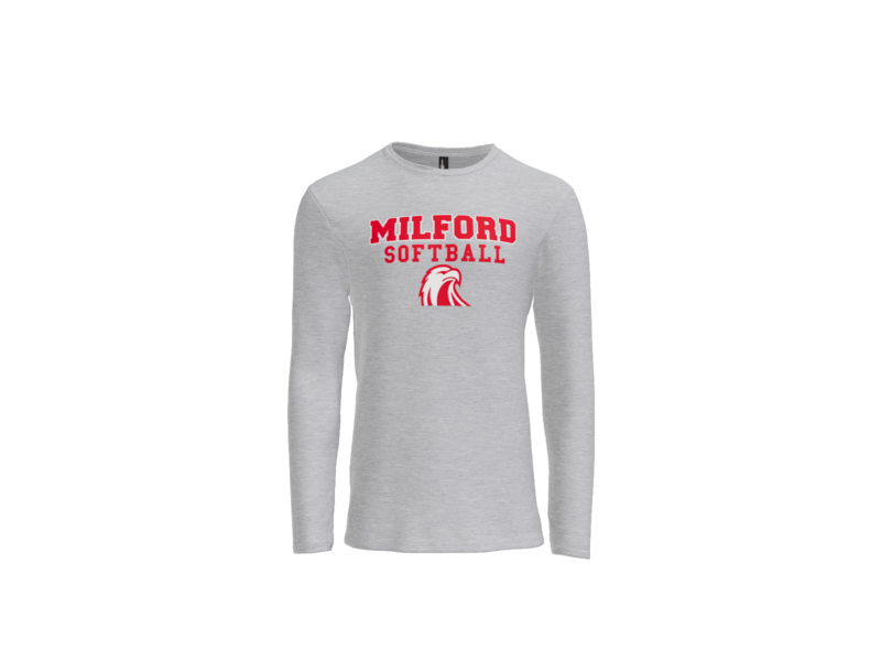 Milford Softball Stacked Long Sleeve