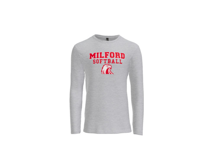 Milford Softball Stacked Long Sleeve