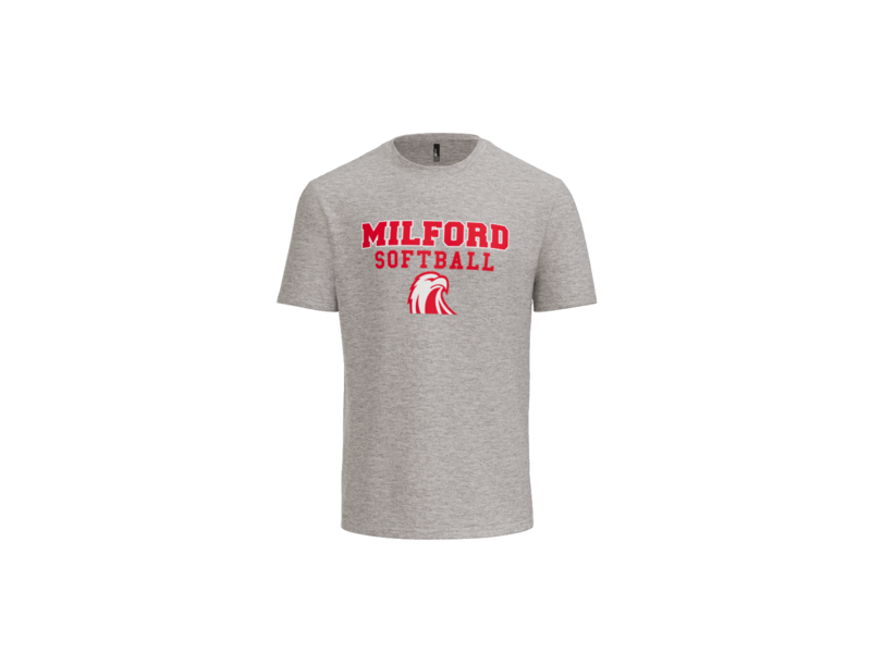 Milford Softball Stacked T-Shirt