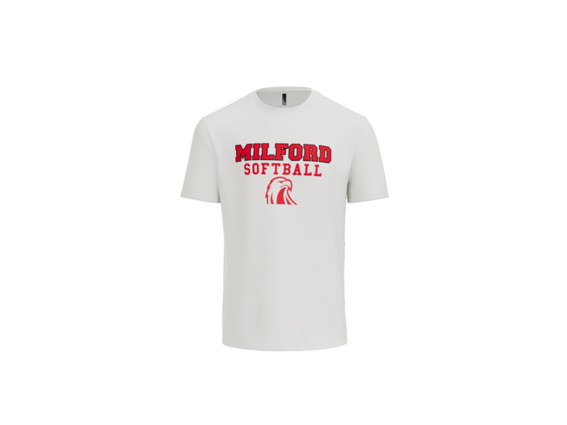 Milford Softball Stacked T-Shirt