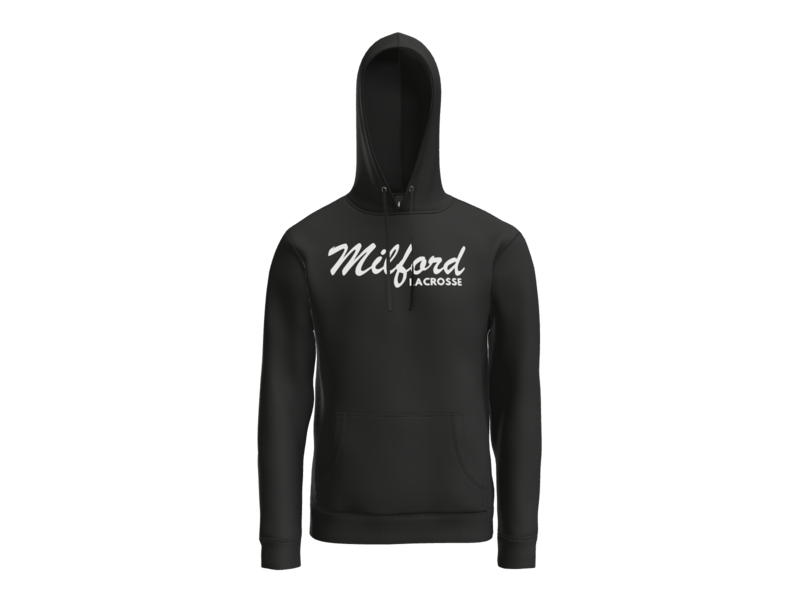 Milford Lacrosse Script Hoodie