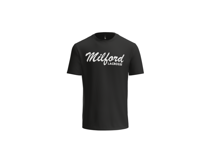 Milford Lacrosse Script T-Shirt