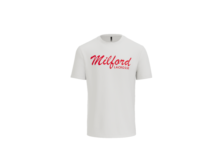 Milford Lacrosse Script T-Shirt
