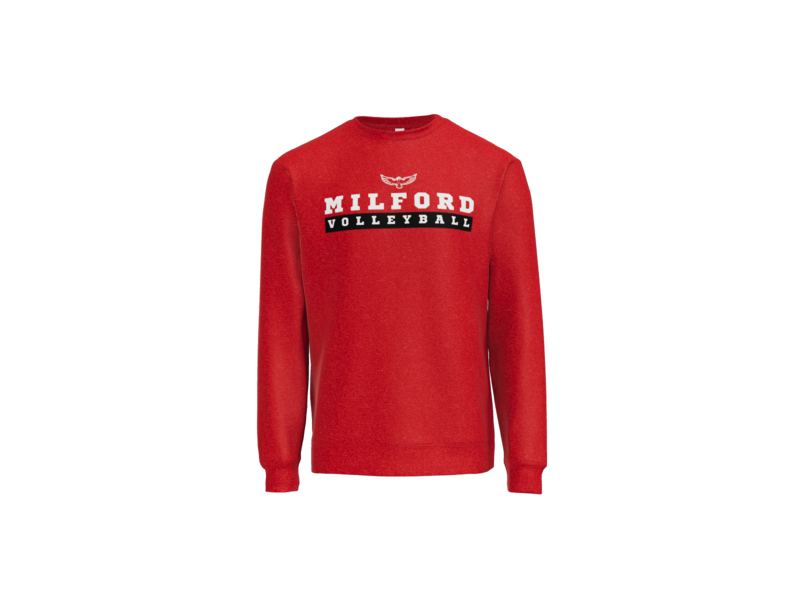 Milford Volleyball Block Crewneck