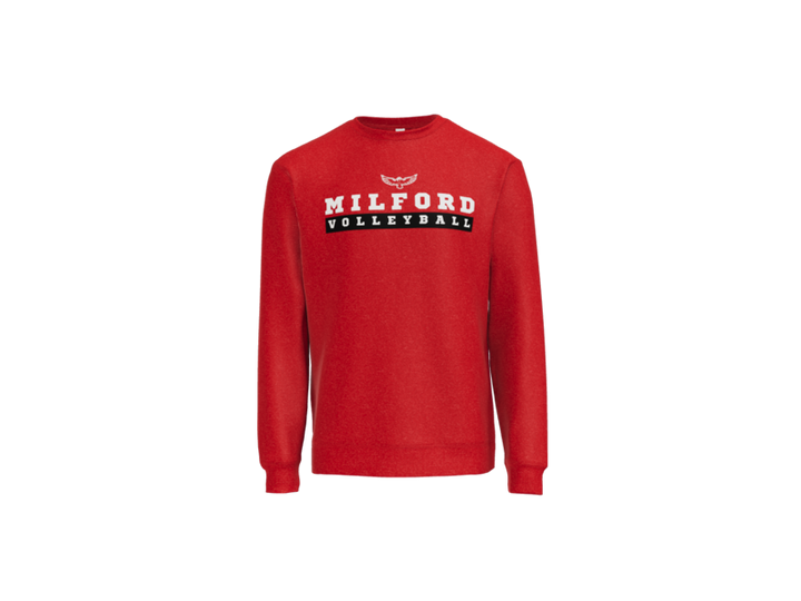 Milford Volleyball Block Crewneck