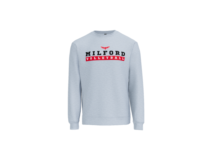 Milford Volleyball Block Crewneck