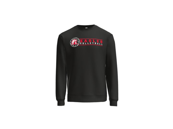 Milford Volleyball Emblem Crewneck