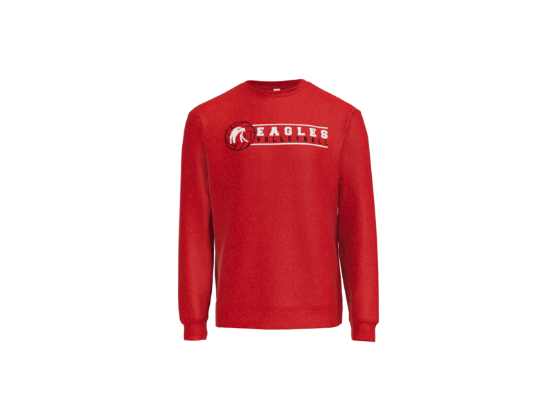 Milford Volleyball Emblem Crewneck