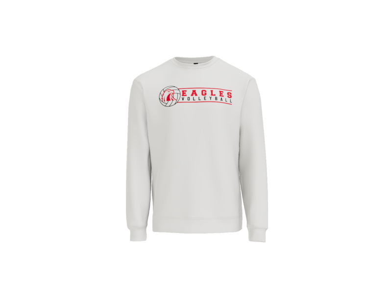 Milford Volleyball Emblem Crewneck
