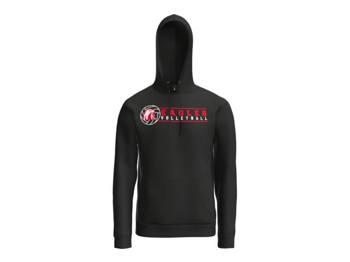 Milford Volleyball Emblem Hoodie