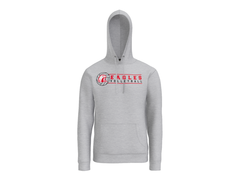 Milford Volleyball Emblem Hoodie