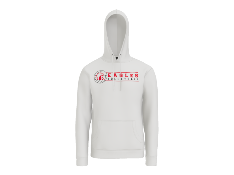 Milford Volleyball Emblem Hoodie