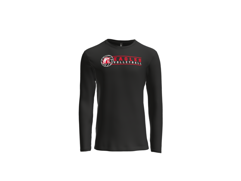 Milford Volleyball Emblem Long Sleeve