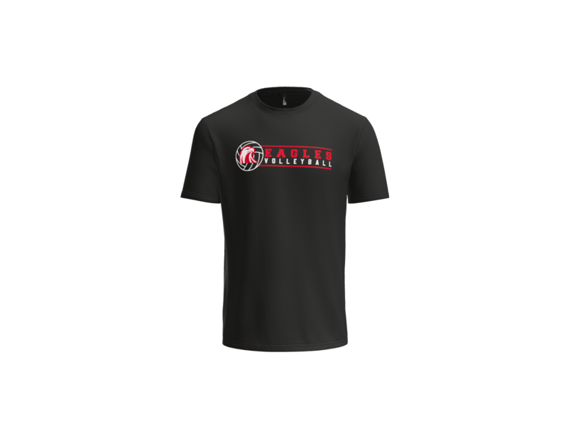 Milford Volleyball Emblem T-Shirt