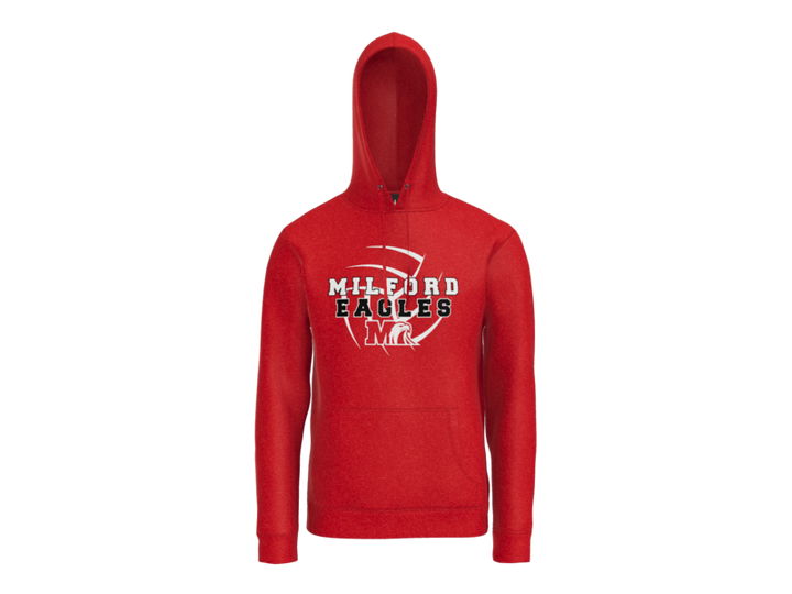 Milford Volleyball Strike Hoodie