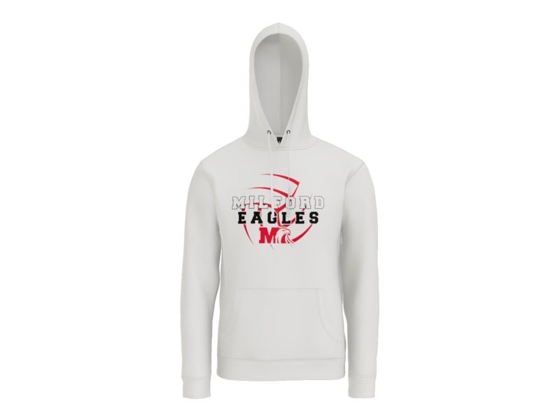 Milford Volleyball Strike Hoodie