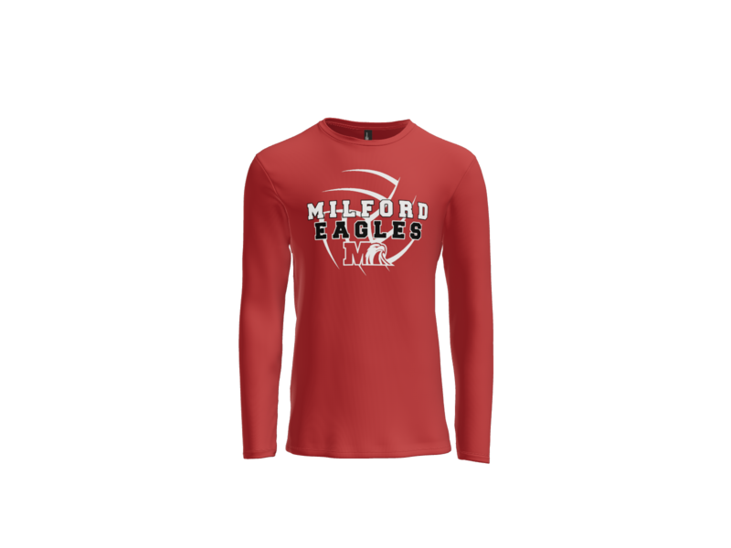 Milford Volleyball Strike Long Sleeve