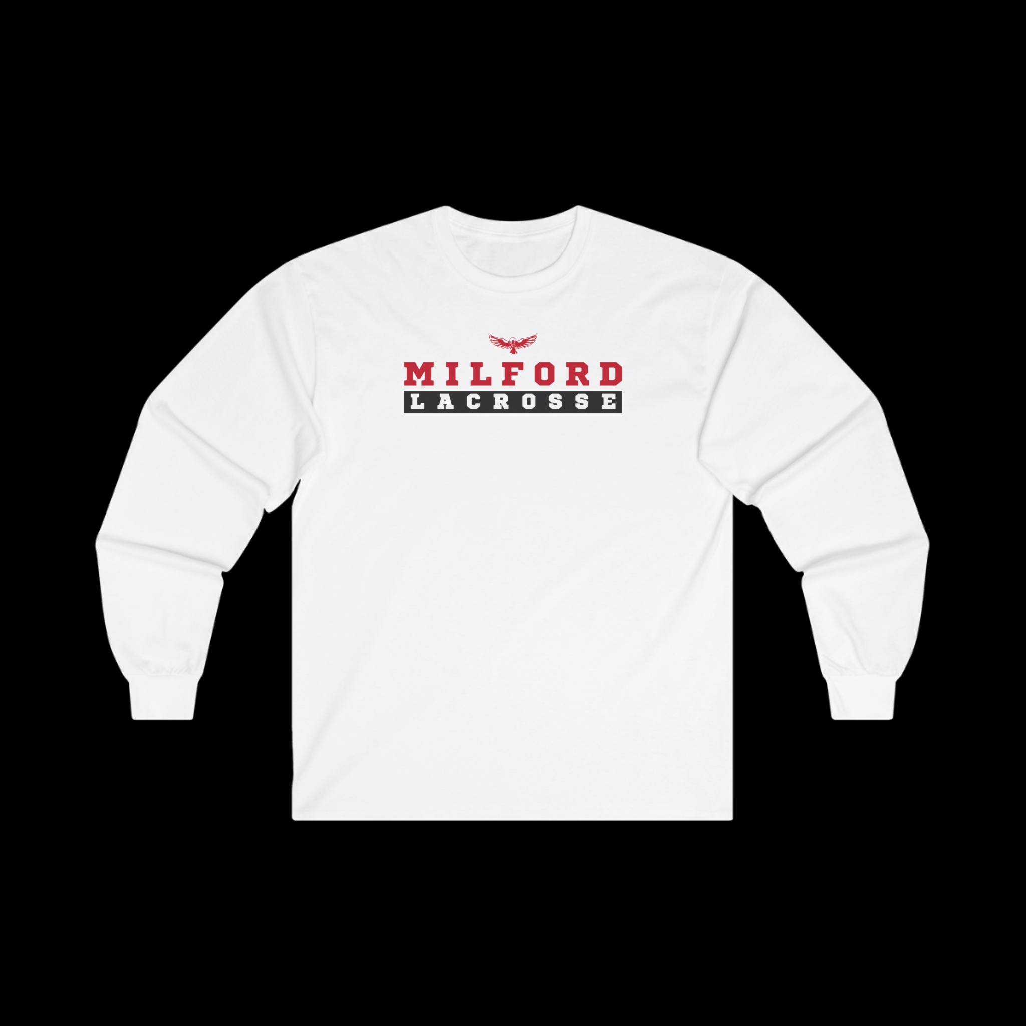 Milford Lacrosse Block Eagle (Choose Your Style)