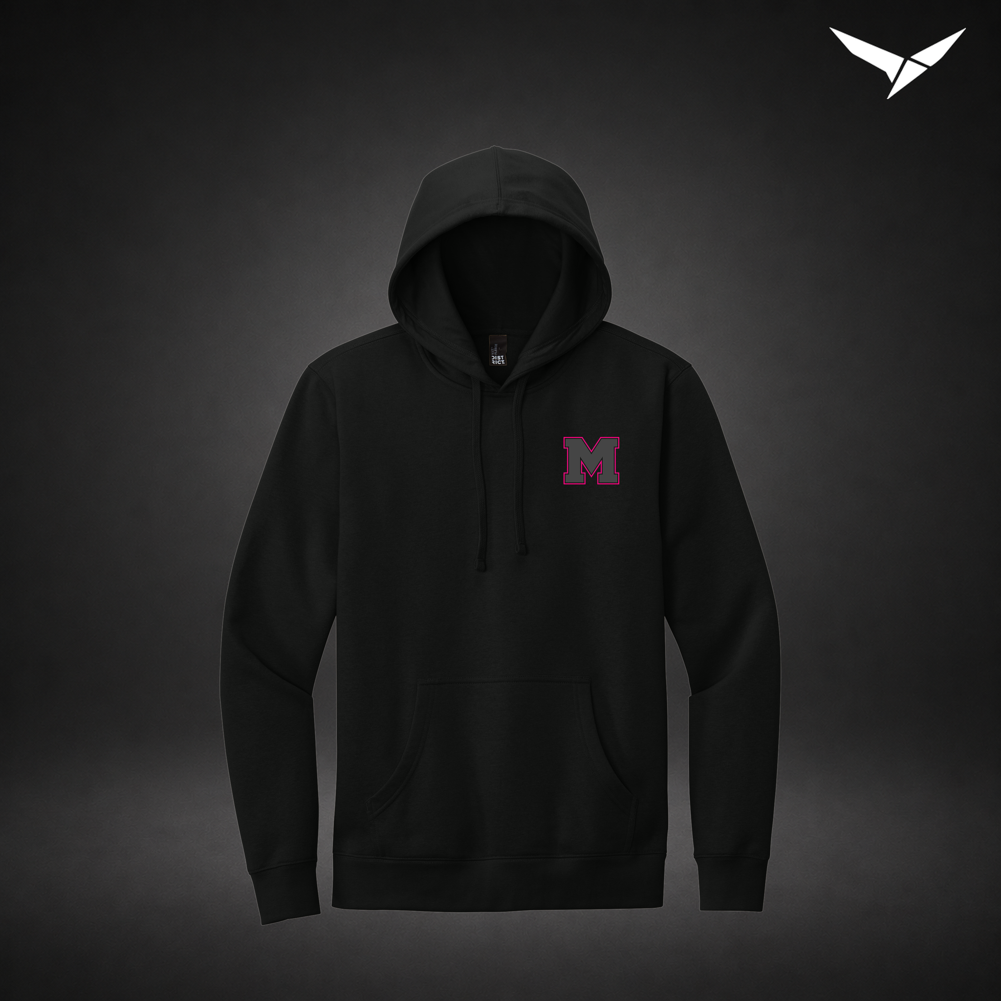Night Court hoodie — black — Front